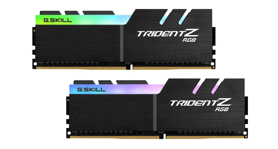 G.Skill Trident Z RGB 64GB (2 x 32GB) DDR4 3200 MHz, CL16 - memory, Black