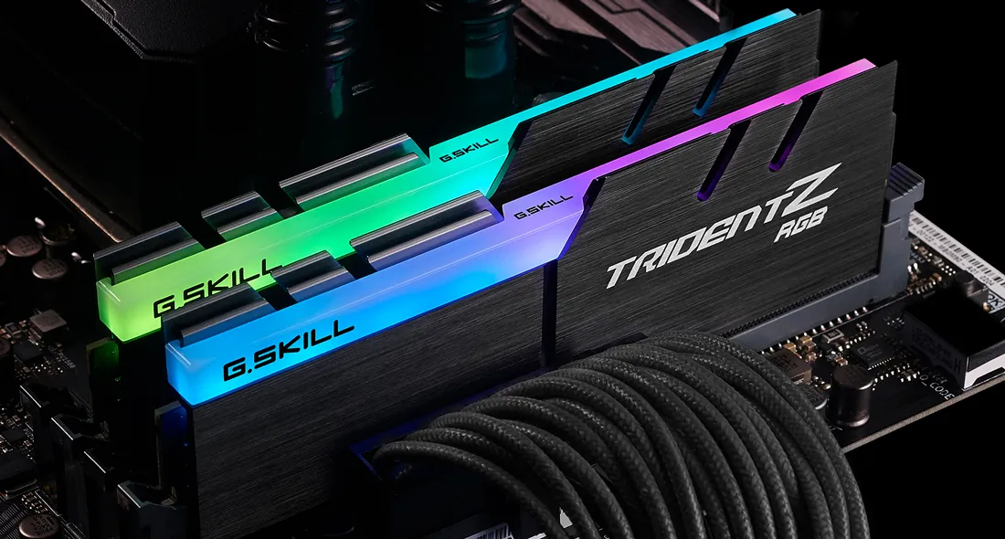 G.Skill Trident Z RGB 64GB (2 x 32GB) DDR4 3200 MHz, CL16 - memory, Black