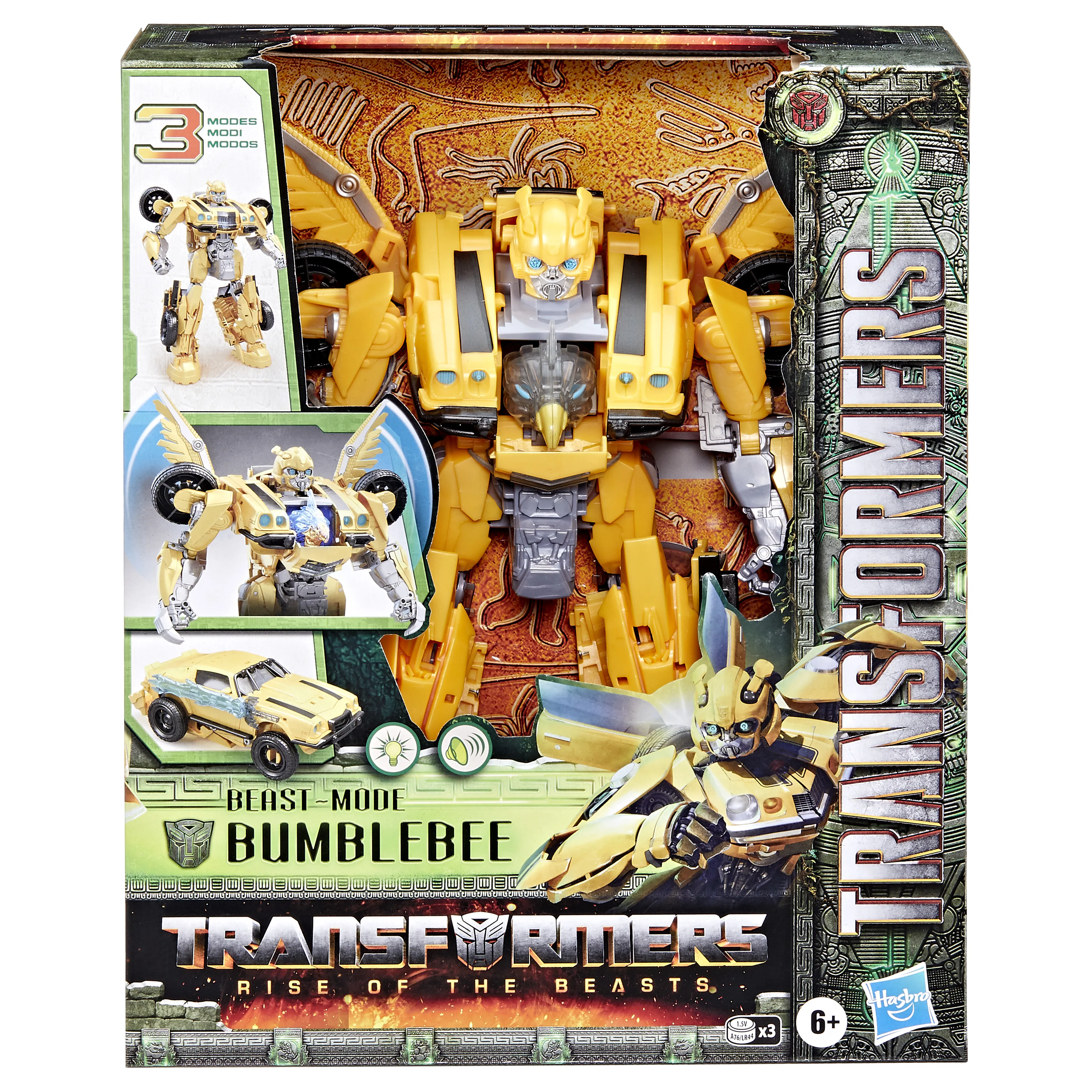 Hasbro Transformers: Rise of the Beasts - Beast Mode Bumblebee, toy figure