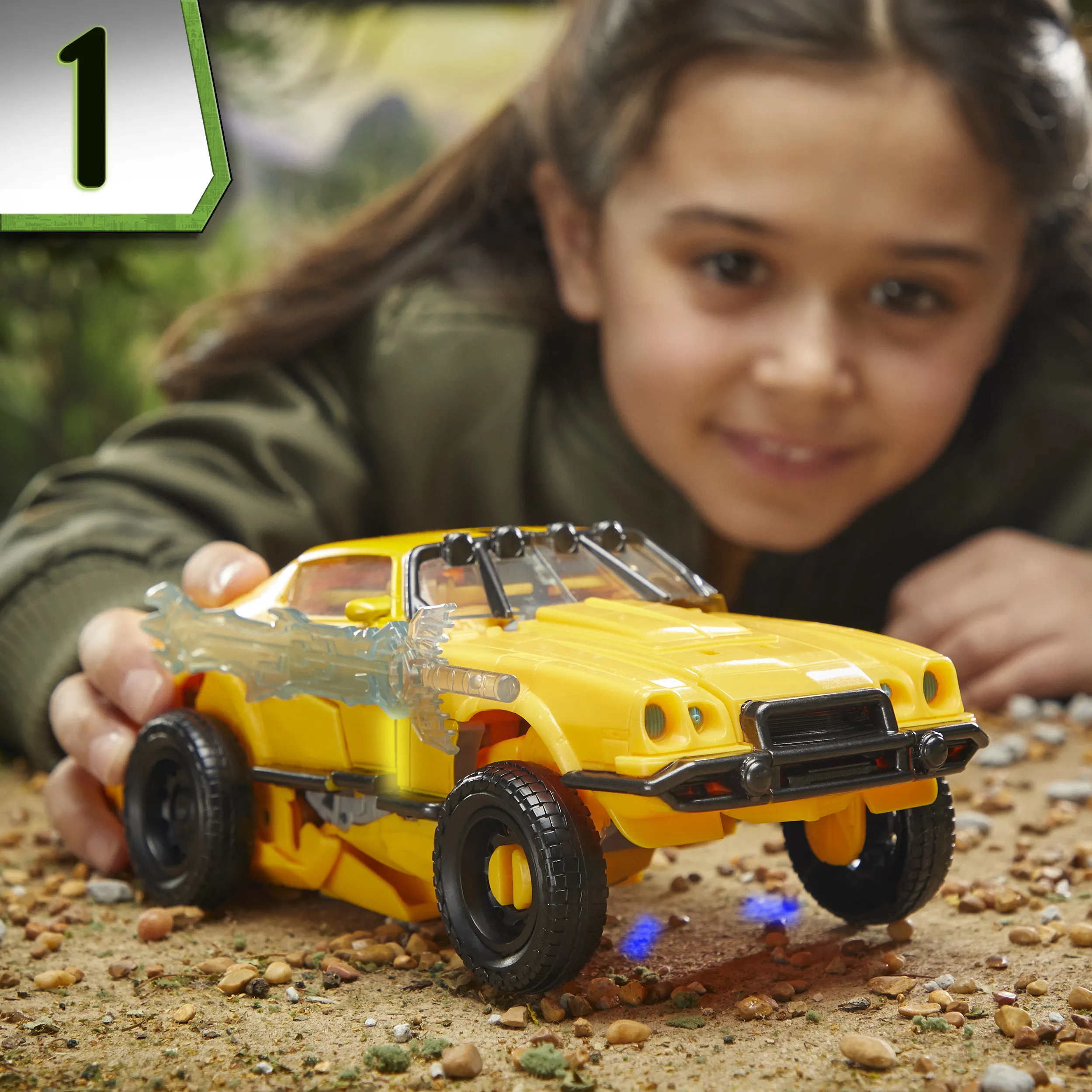 Hasbro Transformers: Rise of the Beasts - Beast Mode Bumblebee, toy figure