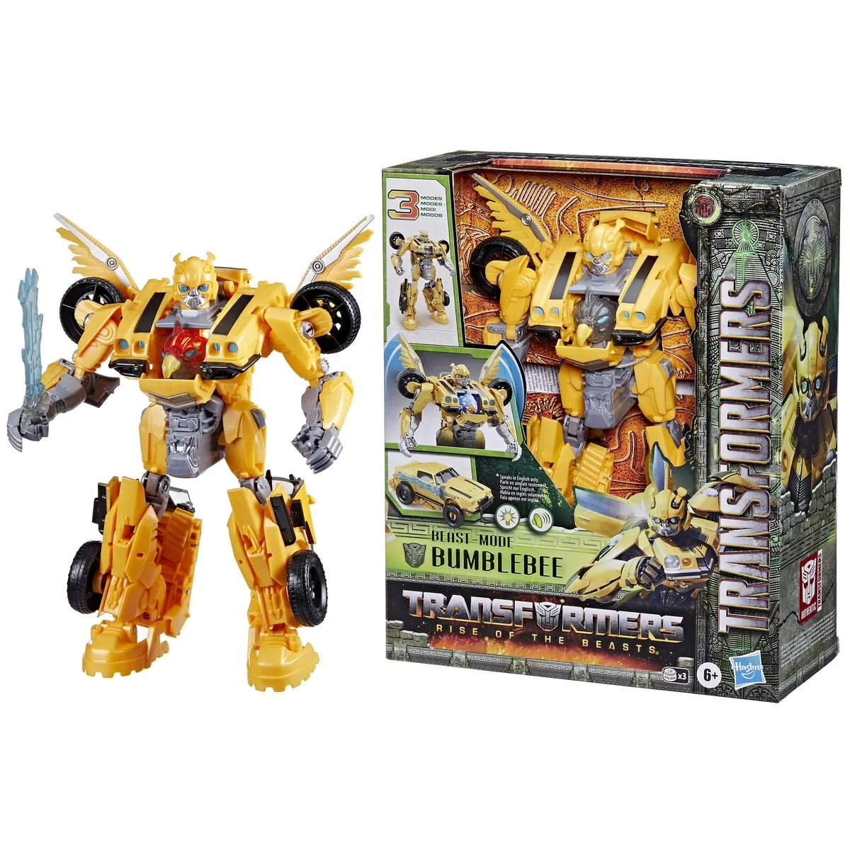 Hasbro Transformers: Rise of the Beasts - Beast Mode Bumblebee, toy figure