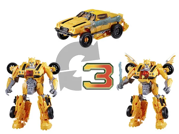 Hasbro Transformers: Rise of the Beasts - Beast Mode Bumblebee, toy figure