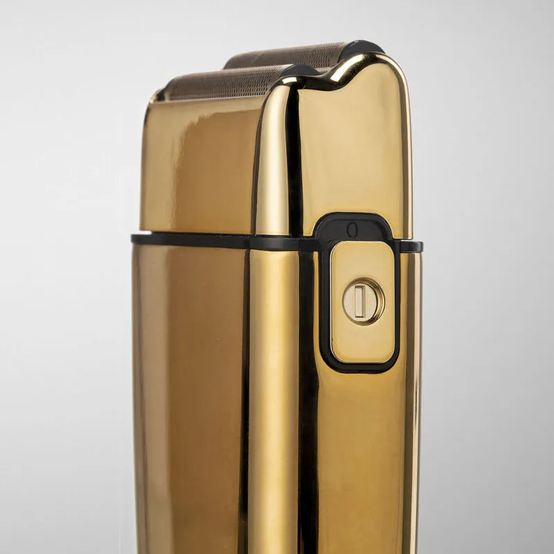 BaBylissPro 4Artists Double Foil Metal Shaver FXFS2GE -parranajokone, kulta