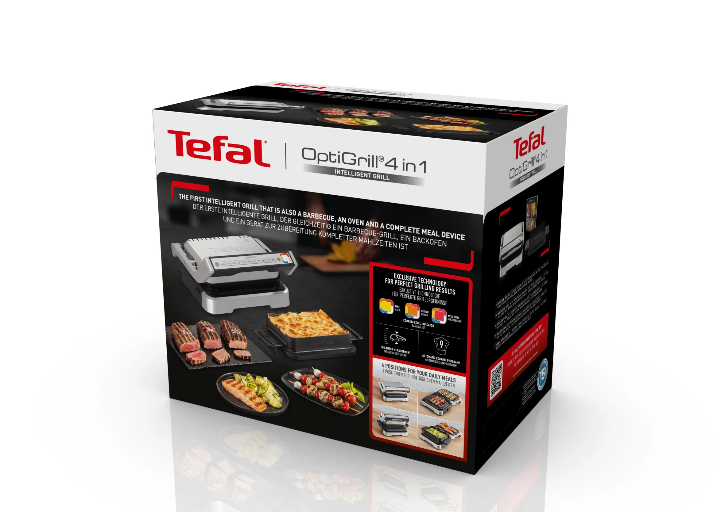 Tefal OptiGrill 4in1 GC774D10 silver