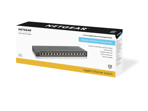 Netgear GS316 Soho Gigabit Ethernet Switch