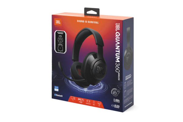 JBL Quantum 360 - wireless gaming headset, black