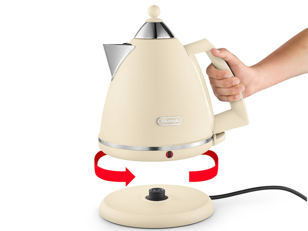 De'Longhi Argento Flora Kedel 1.7liter Beige