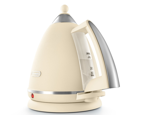 De'Longhi Argento Flora Kedel 1.7liter Beige