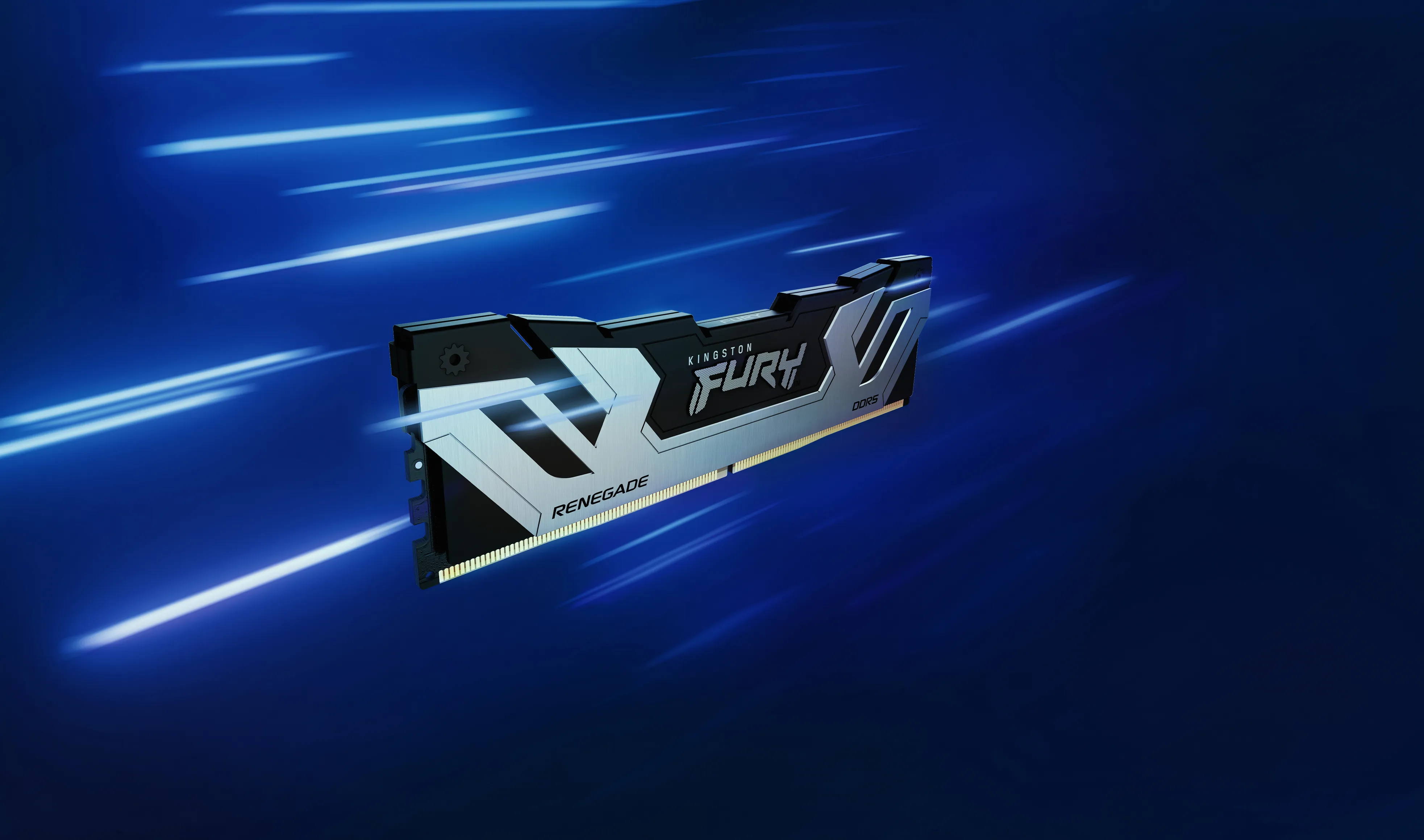 Kingston FURY 24GB 8800MT/s DDR5 CL42 CUDIMM FURY Renegade Silver 24GB (1 x 24 GB) DDR5 8800 MT/s, CL42 - memory