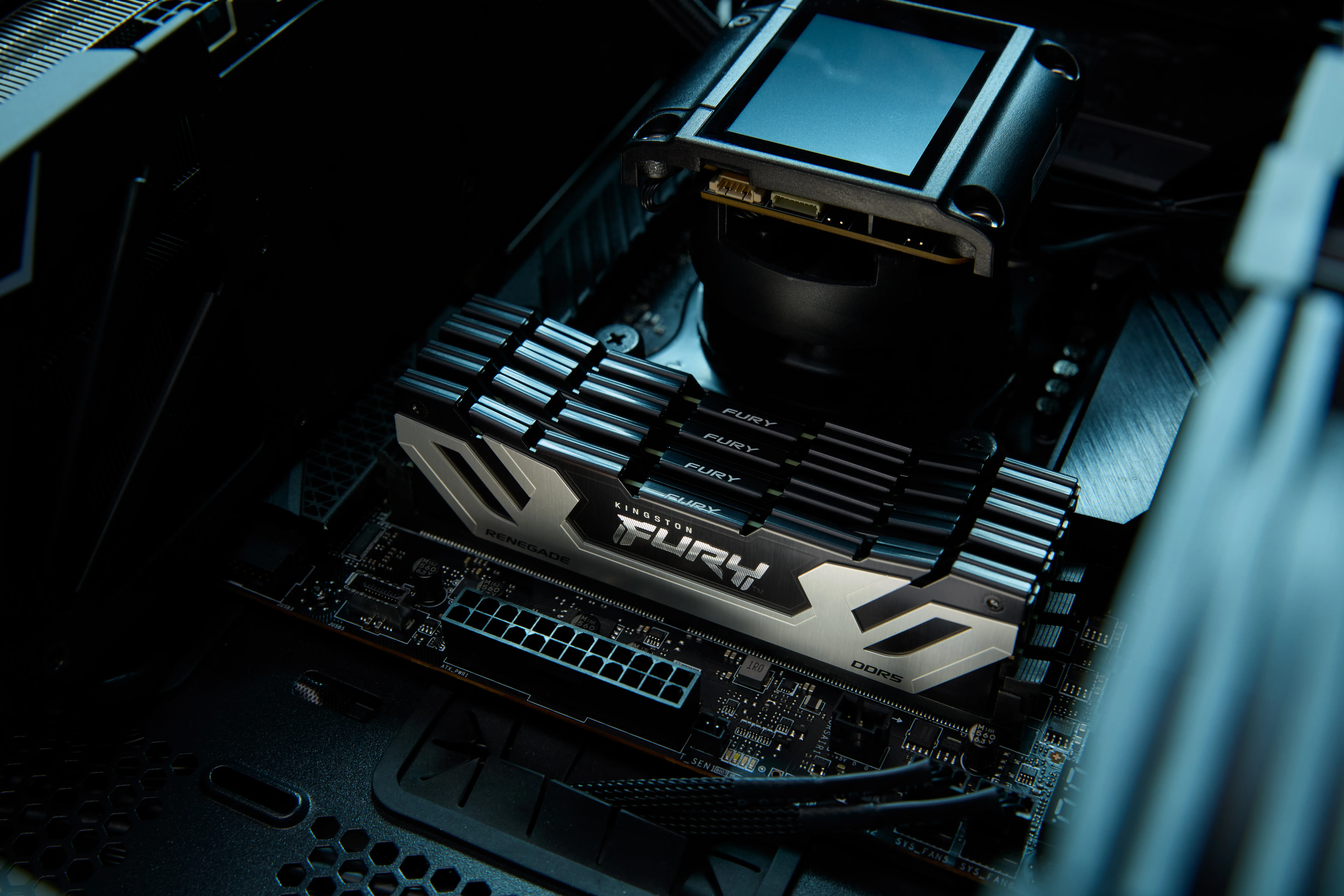 Kingston FURY 24GB 8800MT/s DDR5 CL42 CUDIMM FURY Renegade Silver 24GB (1 x 24 GB) DDR5 8800 MT/s, CL42 - memory