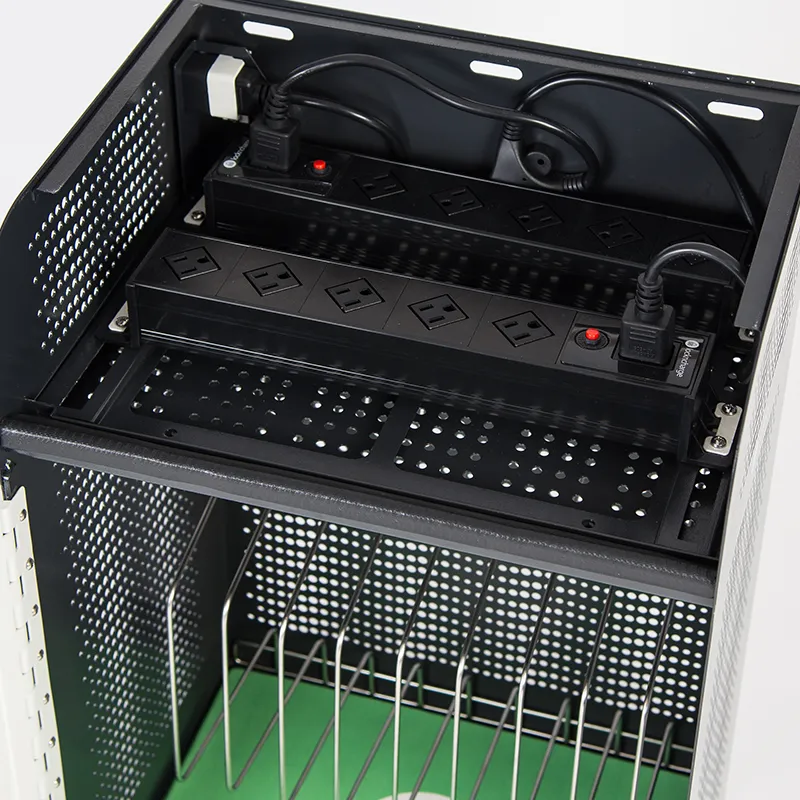 Lockncharge Carrier 10 Charge Station with LARGE Baskets, laddstation f&ouml;r 10 enheter Chromebook/iPad