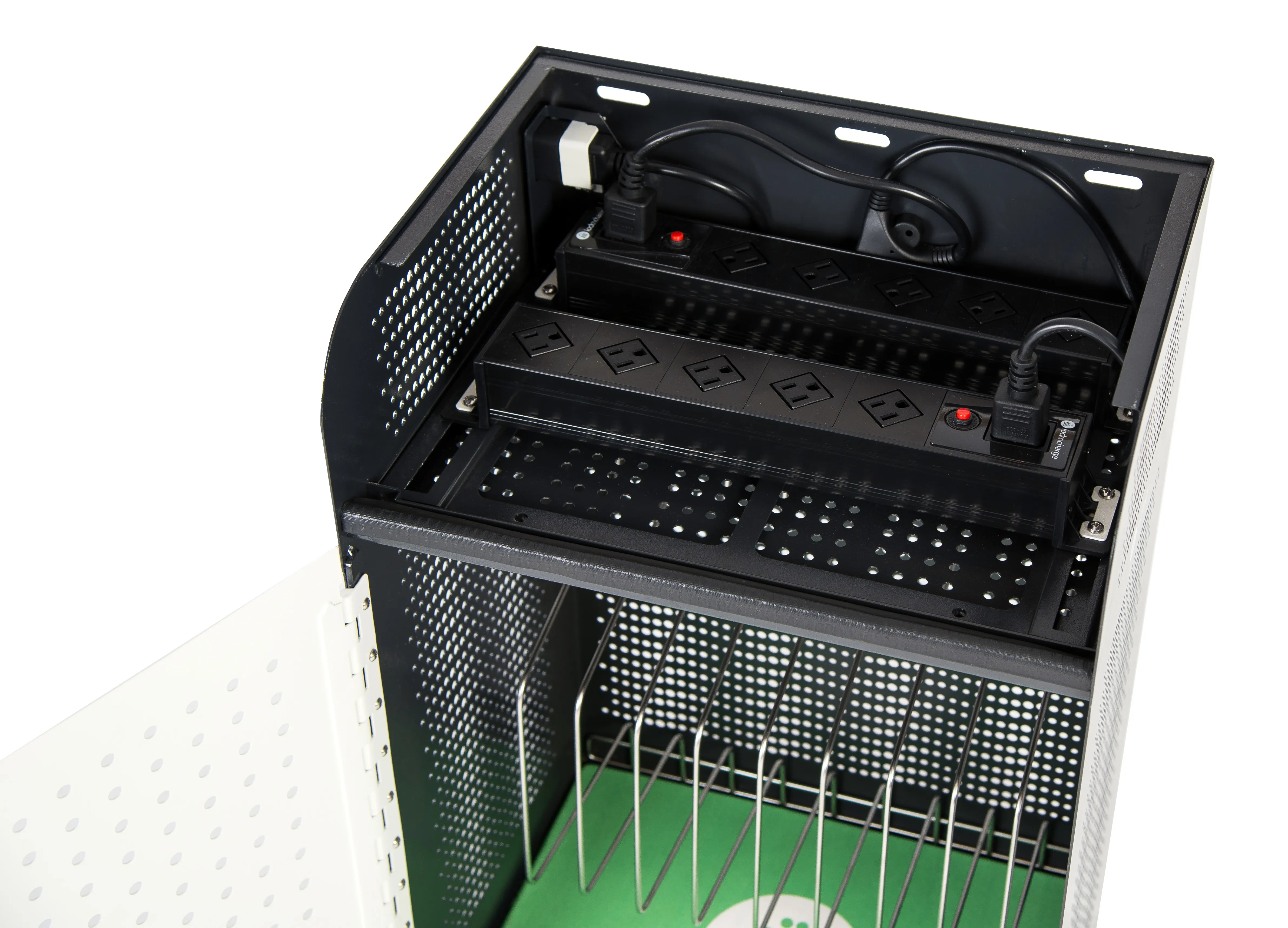 Lockncharge Carrier 10 Charge Station with LARGE Baskets, laddstation f&ouml;r 10 enheter Chromebook/iPad