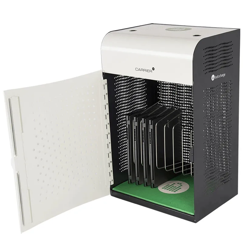 Lockncharge Carrier 10 Charge Station with LARGE Baskets, laddstation f&ouml;r 10 enheter Chromebook/iPad