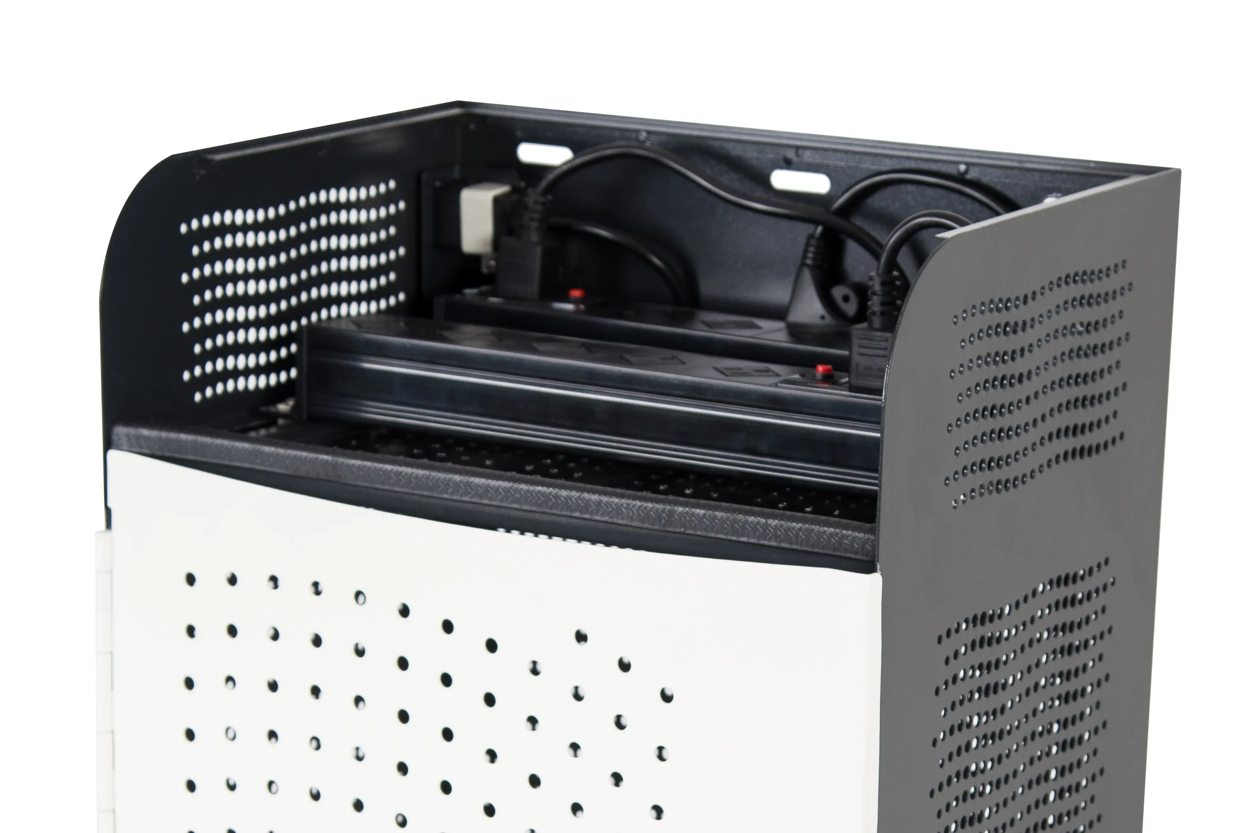 Lockncharge Carrier 10 Charge Station with LARGE Baskets, laddstation f&ouml;r 10 enheter Chromebook/iPad