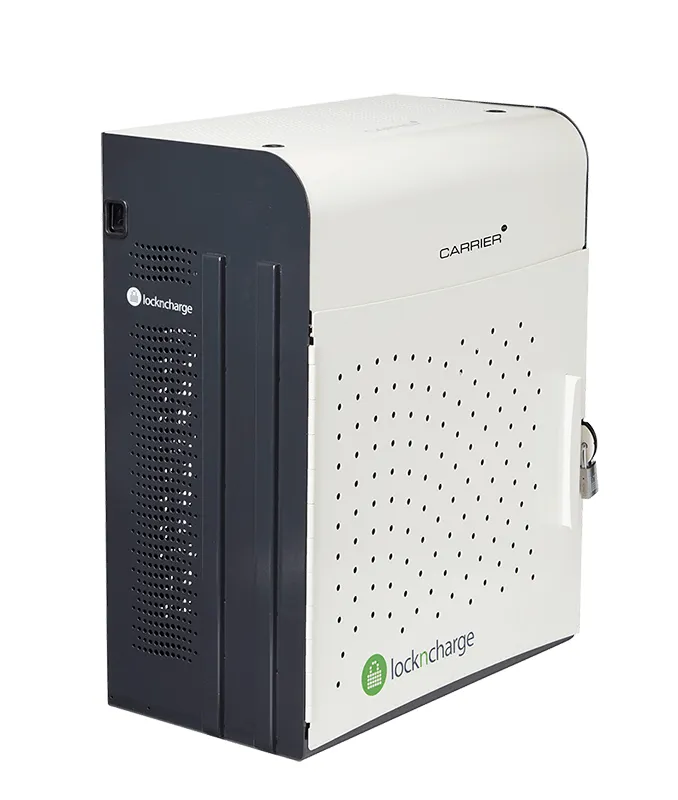 Lockncharge Carrier 10 Charge Station with LARGE Baskets, laddstation f&ouml;r 10 enheter Chromebook/iPad