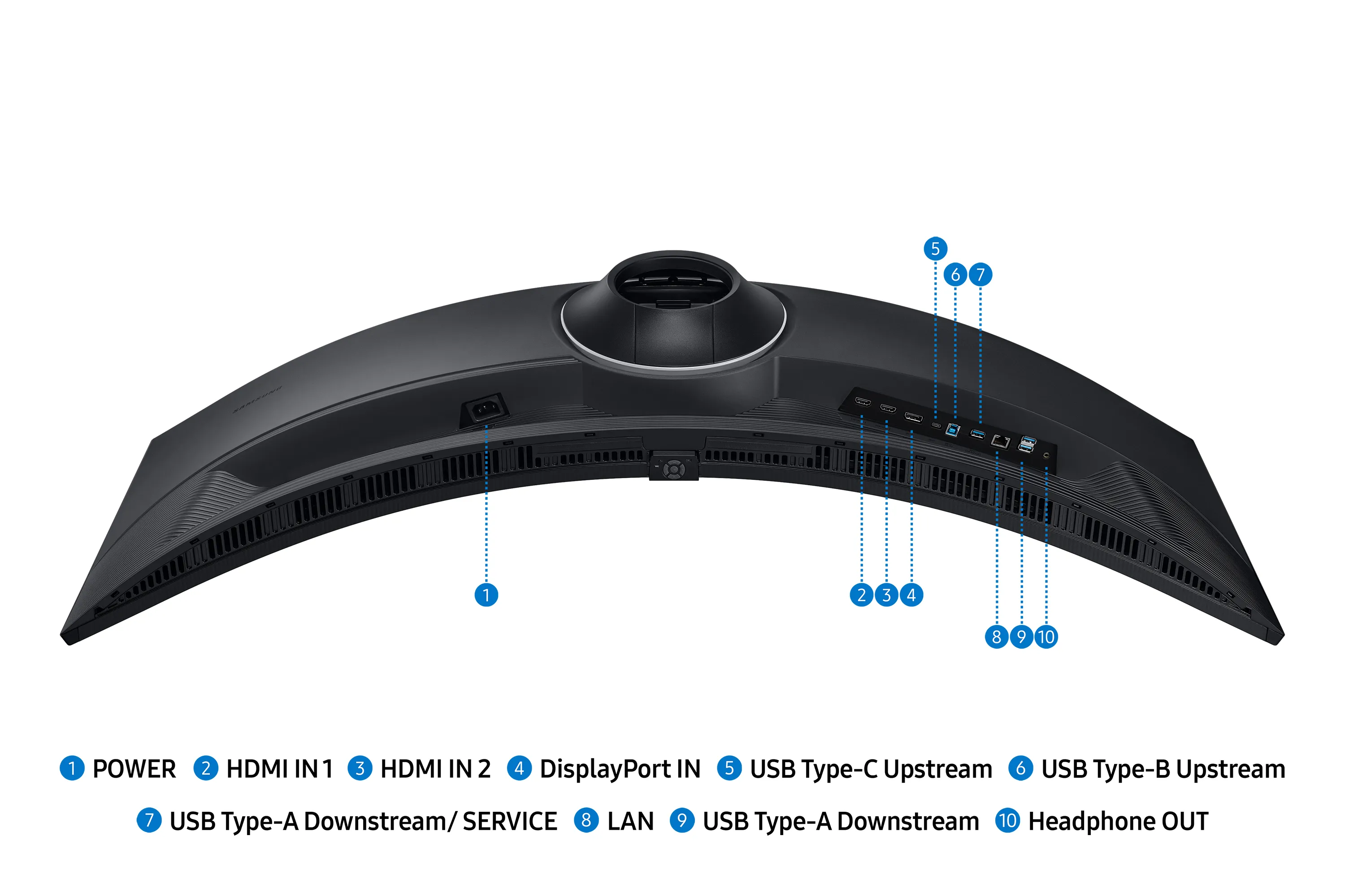 Samsung ViewFinity S9 49" DQHD, VA -kaareva n&auml;ytt&ouml;, USB-C hub