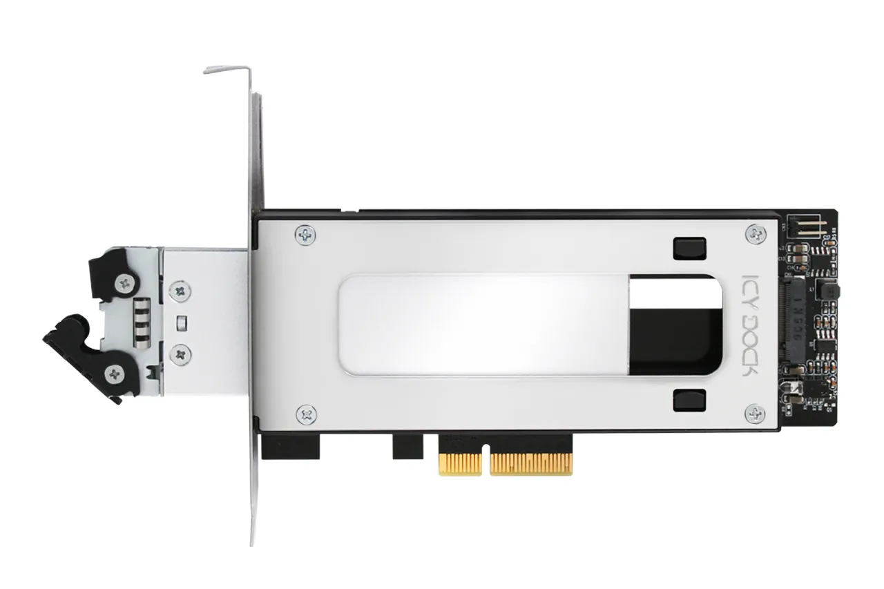 ToughArmor M.2 NVMe SSD to PCIe 3.0 x4 Hot-Swap
