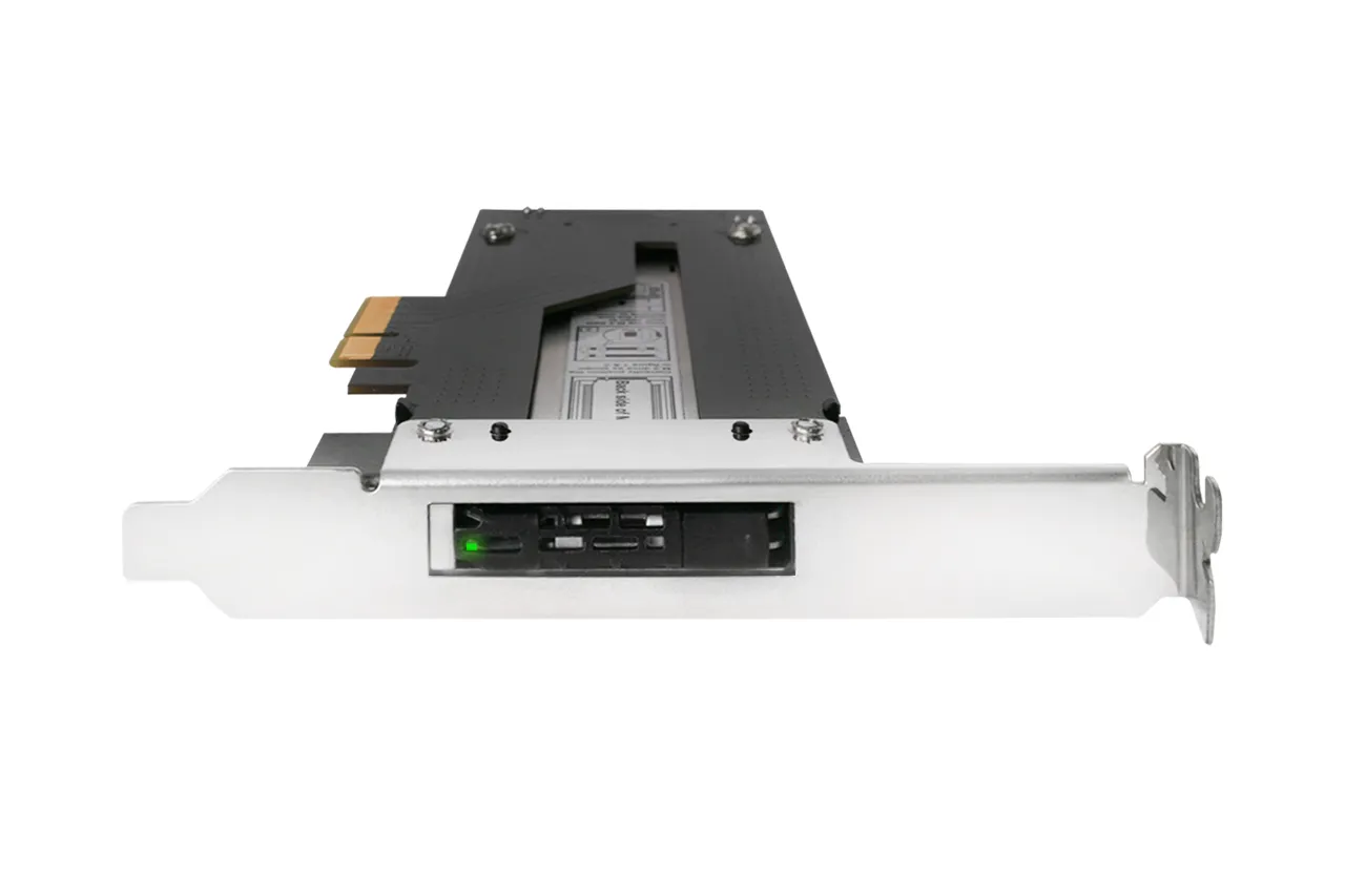 ToughArmor M.2 NVMe SSD to PCIe 3.0 x4 Hot-Swap