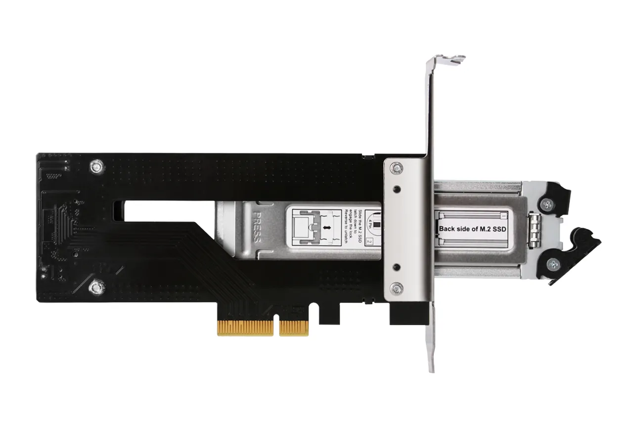 ToughArmor M.2 NVMe SSD to PCIe 3.0 x4 Hot-Swap