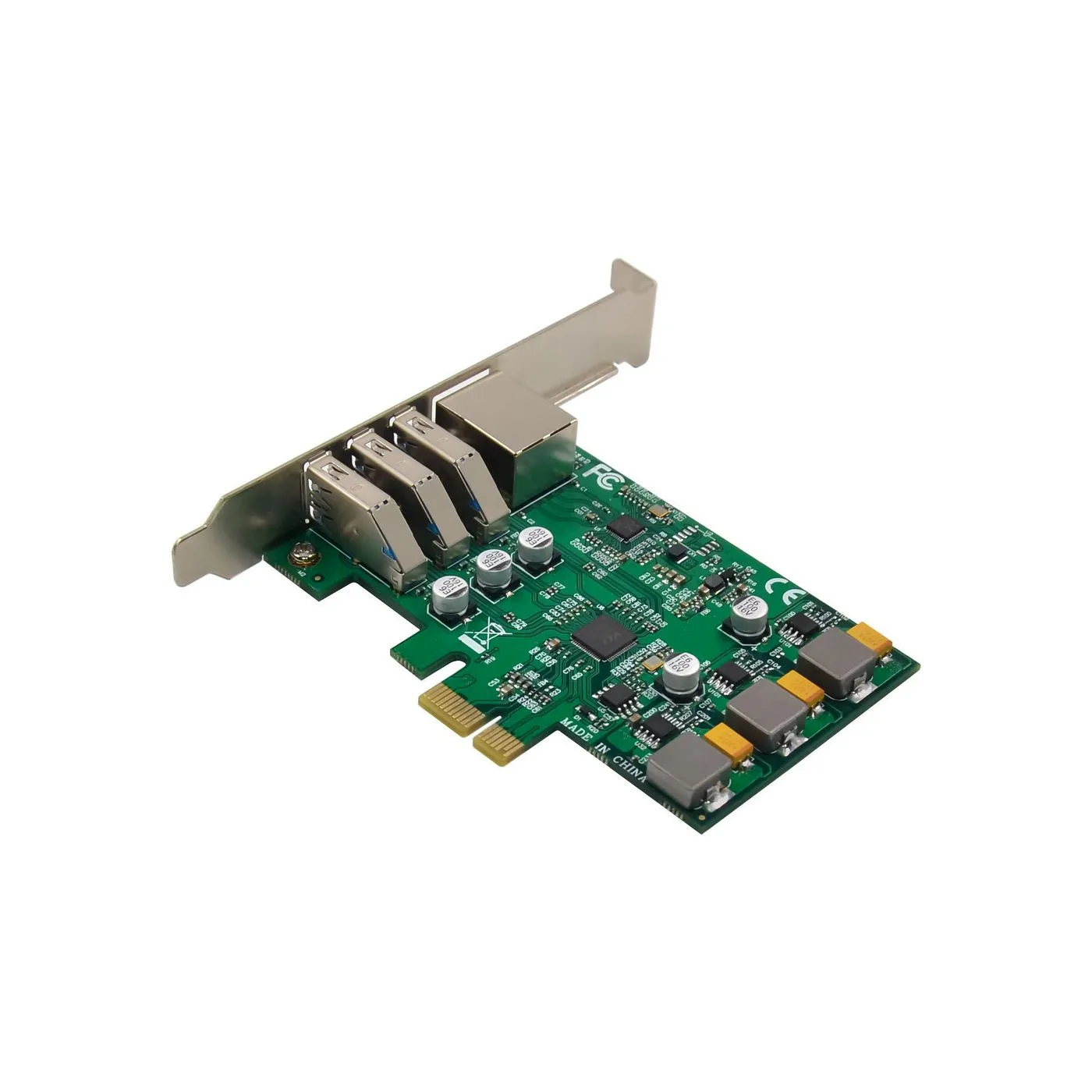 MICROCONNECT MC-PCIEX1-VL805 - Verkko- ja USB-laajennuskortti
