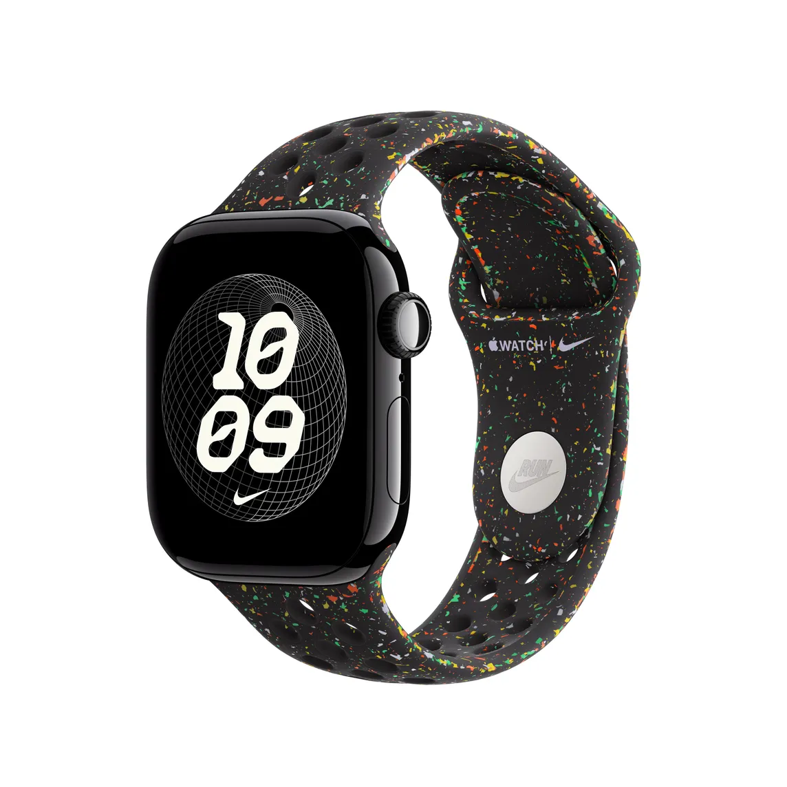 Apple Watch 42 mm Nike-sportband, midnight black, M/L