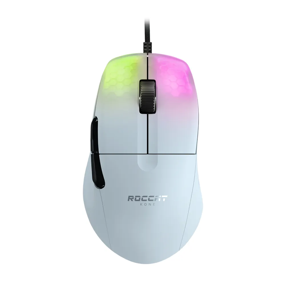 ROCCAT Kone Pro Wired Gaming Mouse, White