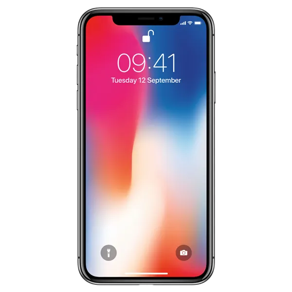 Kunnostettu iPhone X 256 Gt -puhelin, T&auml;htiharmaa (Hyv&auml; kunto)