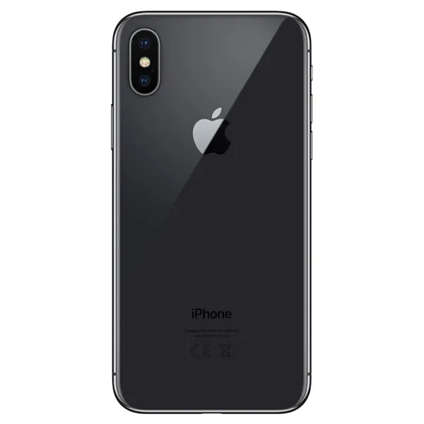 Kunnostettu iPhone X 256 Gt -puhelin, T&auml;htiharmaa (Hyv&auml; kunto)