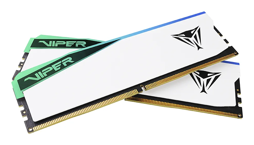 Patriot Viper Elite 5 RGB 32 GB (1 x 32 GB) DDR5 5600 MHz, CL40 minne, vit (XMP/EXPO)