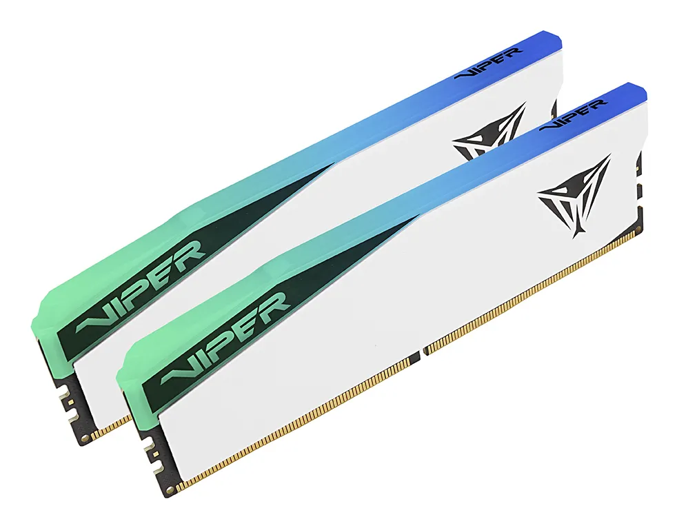 Patriot Viper Elite 5 RGB 32 GB (1 x 32 GB) DDR5 5600 MHz, CL40 minne, vit (XMP/EXPO)