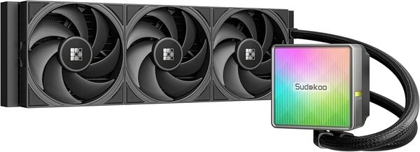 Sudokoo NEXAURA 360 ARGB CPU Liquid Cooler - 360 mm - Black