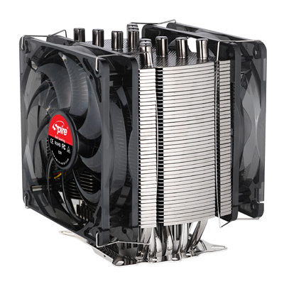 Spire Gemini CPU-j&auml;&auml;hdytin, Intel/AMD, 19-25dBA