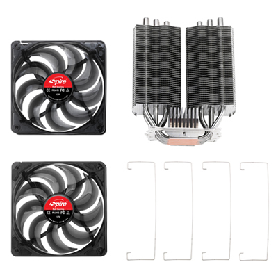 Spire Gemini CPU-j&auml;&auml;hdytin, Intel/AMD, 19-25dBA