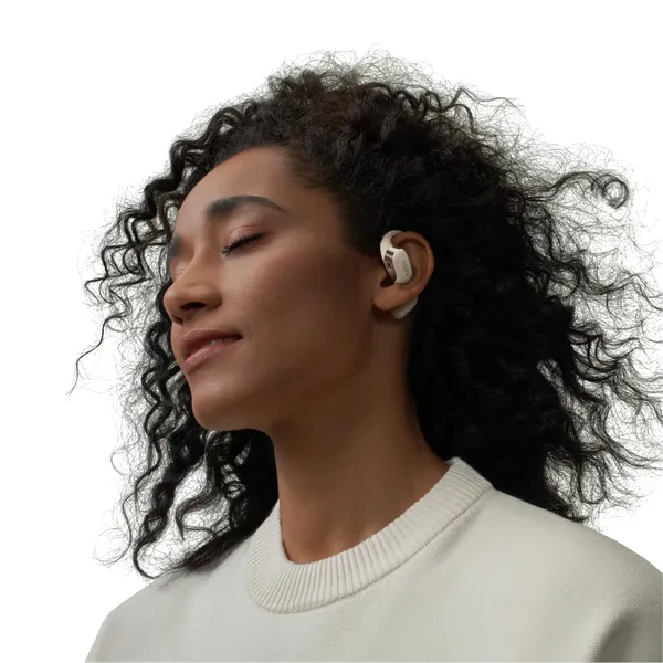 Shokz OpenFit -langattomat kuulokkeet, White