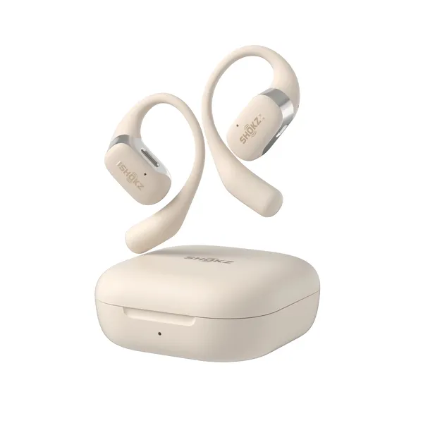 Shokz OpenFit -langattomat kuulokkeet, White