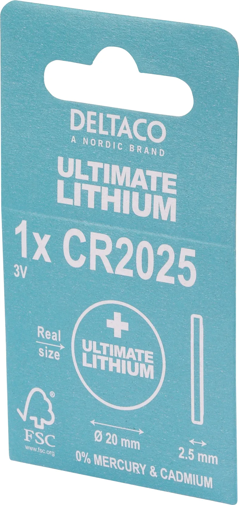 DELTACO Ultimate ULT-CR2025-1P - Battery