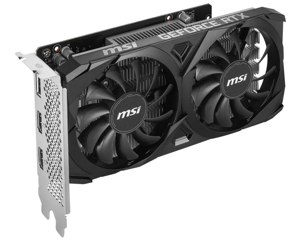 MSI RTX3050 VENTUS 2X E OC 6GB GDDR6 HDMI DVI DP