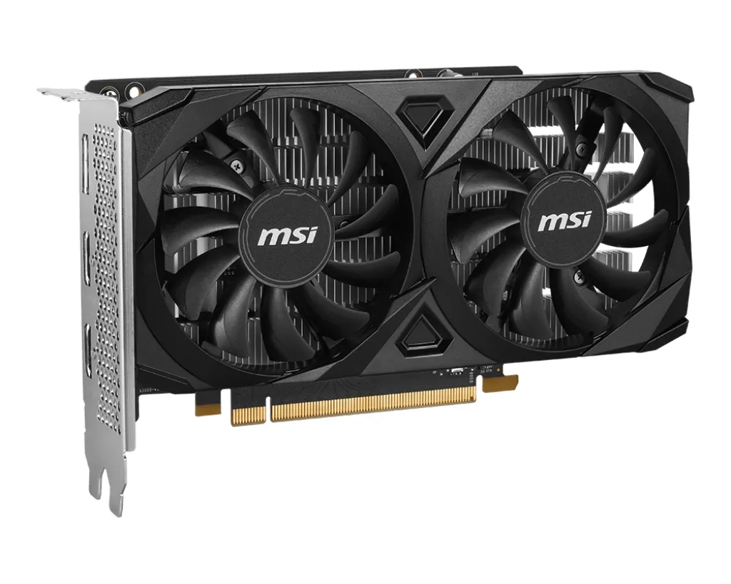MSI RTX3050 VENTUS 2X E OC 6GB GDDR6 HDMI DVI DP