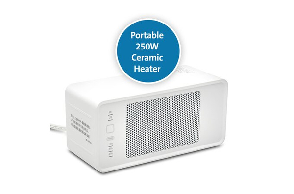 Kensington WarmView Heater - heater fan, white, 250W