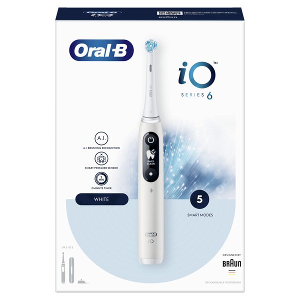 Oral-B iO6 - electric toothbrush, Black, Blue