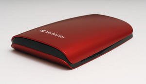 Verbatim ulkoinen kovalevy, 320GB, 2,5&quot;, USB 2.0, punainen