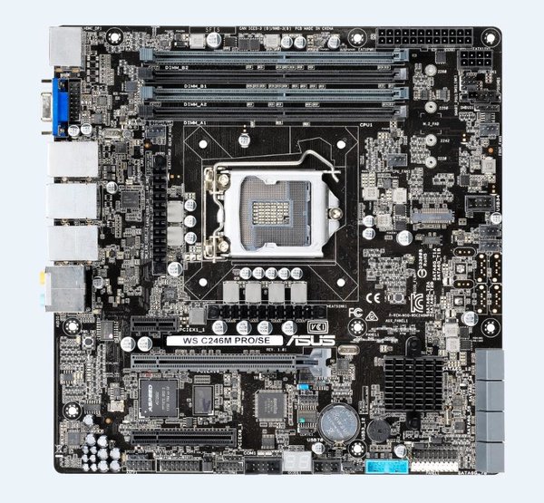 Asus WS C246M PRO/SE LGA 1151 mATX Motherboard