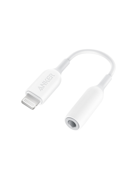 Anker Lightning - 3.5mm - cable, 0.1 m, White