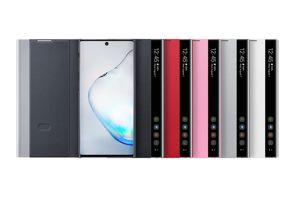 Samsung Smart Clear View, Galaxy Note 10 (2019) - pl&aring;nboksfodral, Svart
