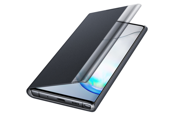 Samsung Smart Clear View, Galaxy Note 10 (2019) - pl&aring;nboksfodral, Svart