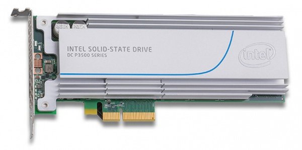 Intel Solid-State Drive DC P3500 Series - Puolijohdeasema - 2 Tt - sis&auml;inen - PCI Express 3.0 x4 (NVMe) - SSD- levy