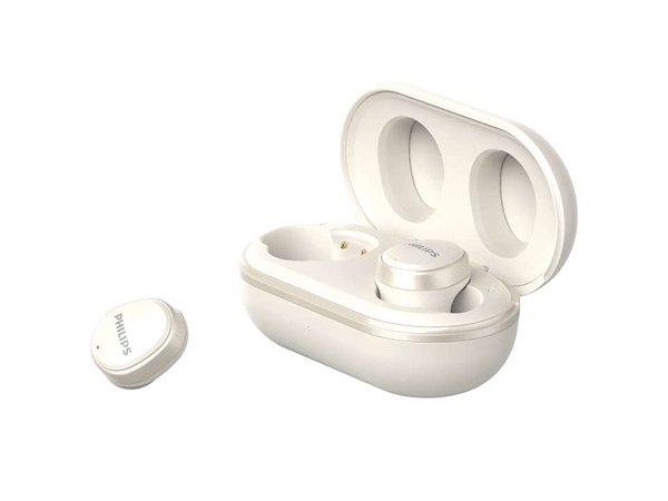 Philips T4556 TWS -langattomat nappikuulokkeet, Valkoinen