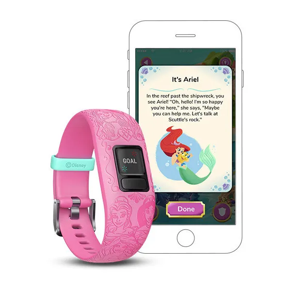 GARMIN VIVOFIT JR. 2 DISNEY PRINCESS PINK