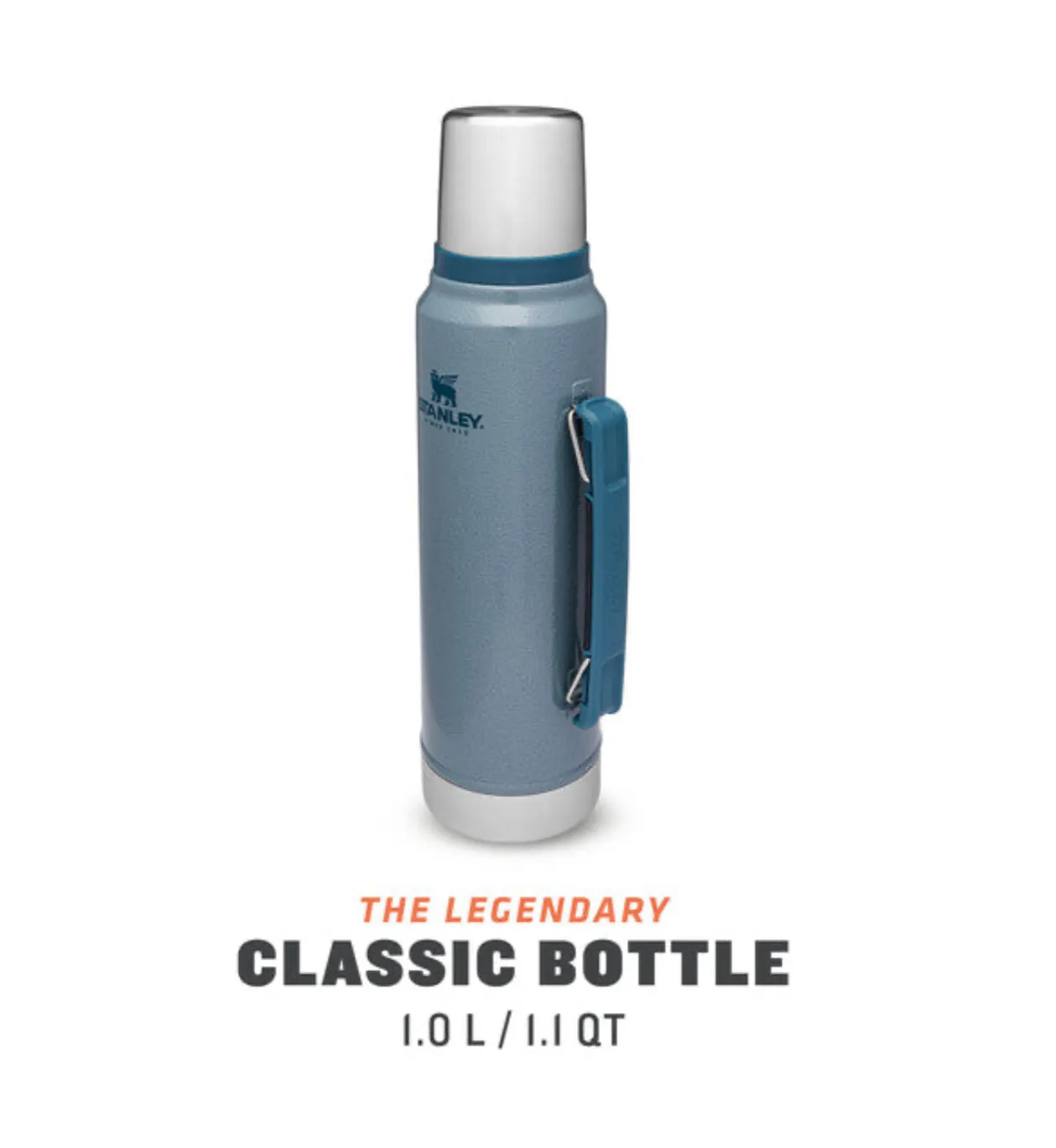 Stanley Classic Bottle 1,0 L Hammertone Ice