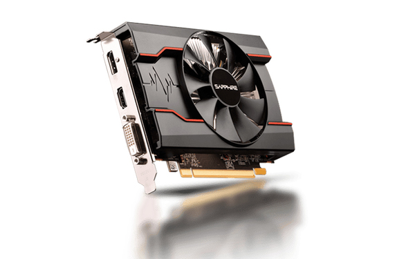 Sapphire Pulse Radeon RX 550 2GB -n&auml;yt&ouml;nohjain